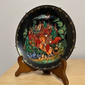 1988 Russian Legends Collection Ruslan & Ludmilla Decorative Plate